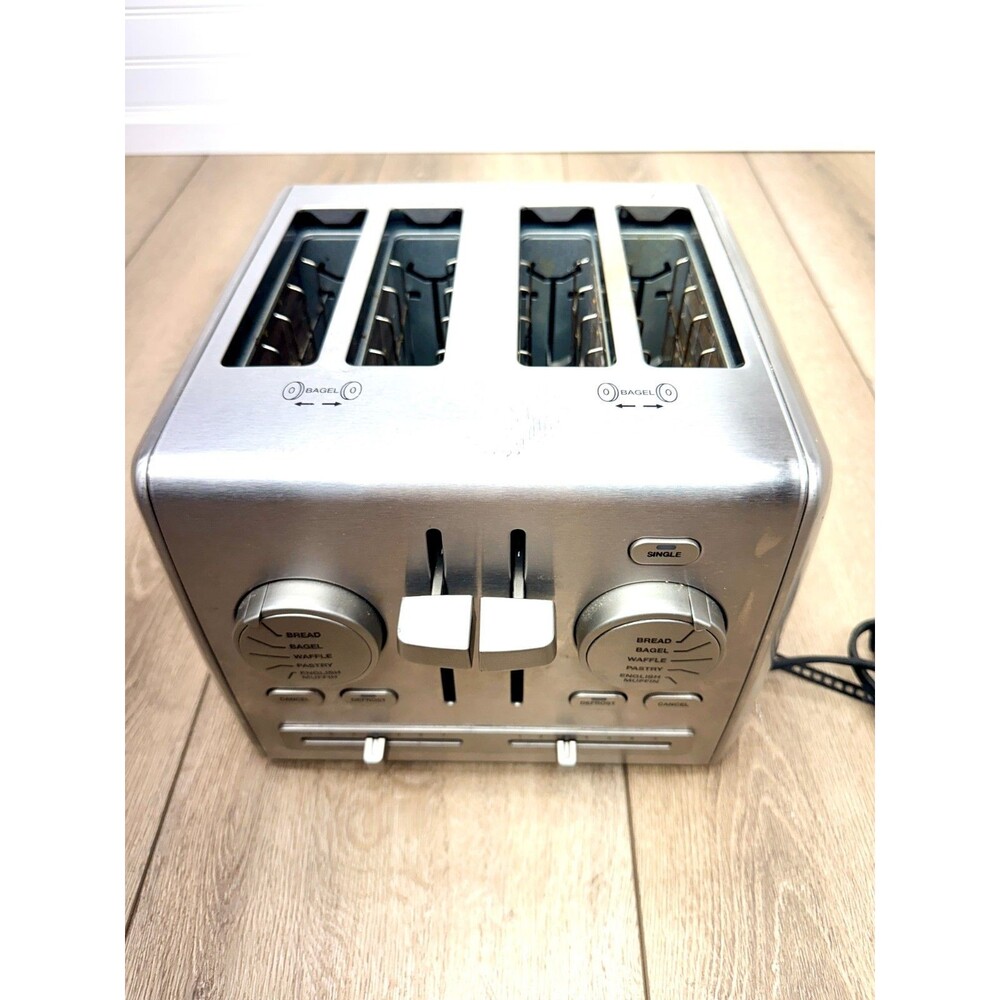 Cuisinart Custom Select 4-Slice Toaster _Color : Stainless Steel (CPT-640P1 )